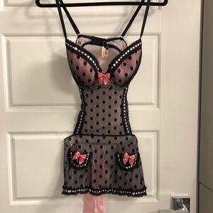 NWT Victoria’s Secret Retro Housewife Lingerie Set